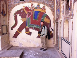 Pintura en un Haveli