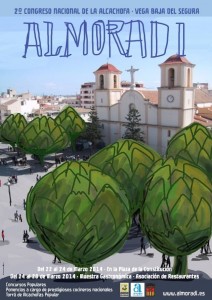 Cartel del Congreso de la Alcachofa diseñado por Mariscal