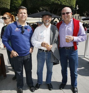 Con Luis Francisco Esplá en la "Plaza" de Almoradí