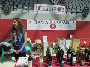 Estand de la Bodega de Cervantes.