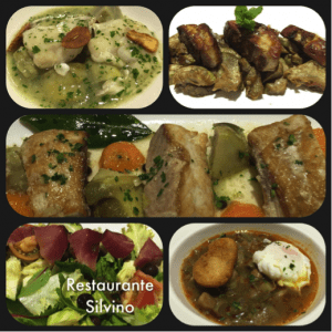 II Monográfico Alcachofa de la Vega Baja del Segura organizado por la Asociación de Restaurantes de Almoradí, Nov. 2015, menú del Restaurante Silvino. Fuente: el Autor