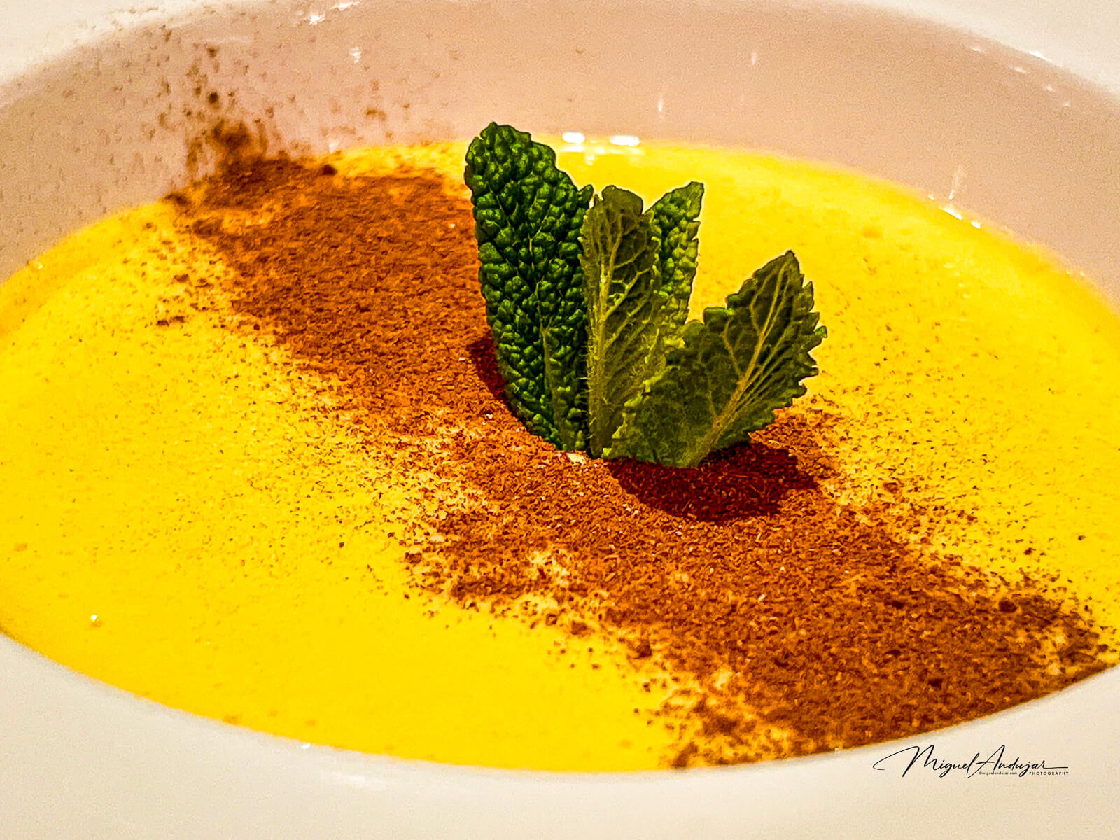 Natillas naranja-limón