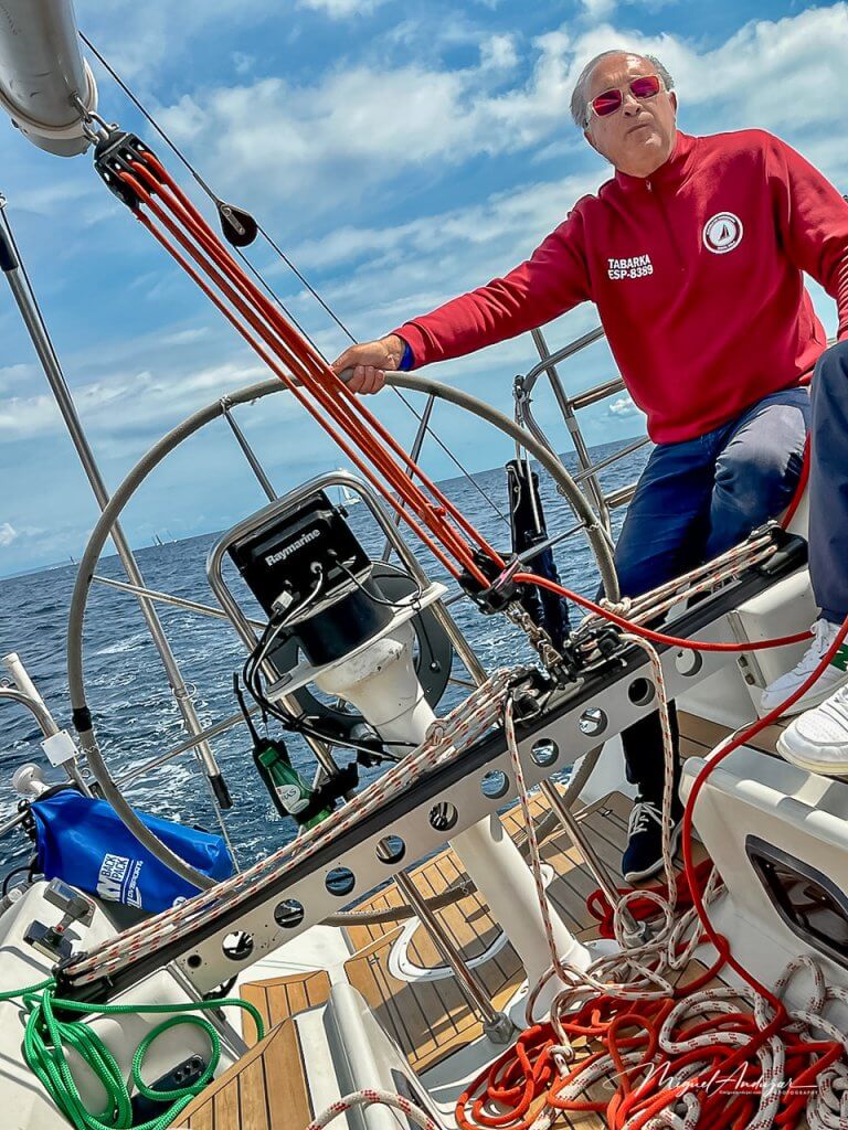 Carlos Antón, velero Tabarka XX Trofeo Optica Chantal Torrevieja