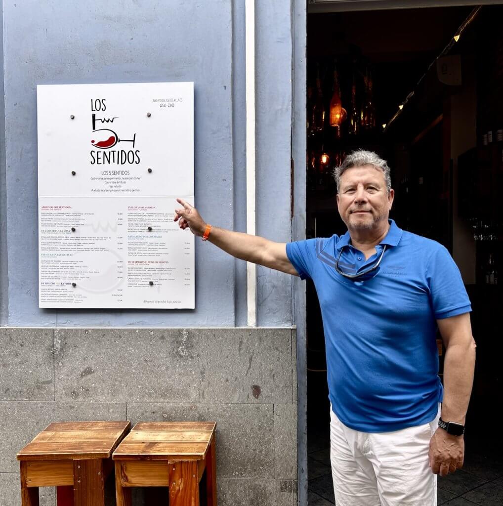 Restaurante Los 5 Sentidos. Las Palmas de Gran Canaria